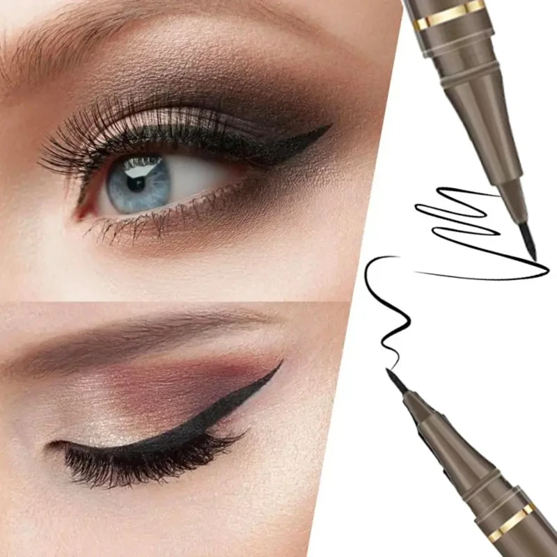 Eyeliner-pen met slanke punt Waterdicht Veegvast Hoog pigment Gemakkelijk glijden Langdurig voor nauwkeurige oogmake-up Vlekvrije cosmetica