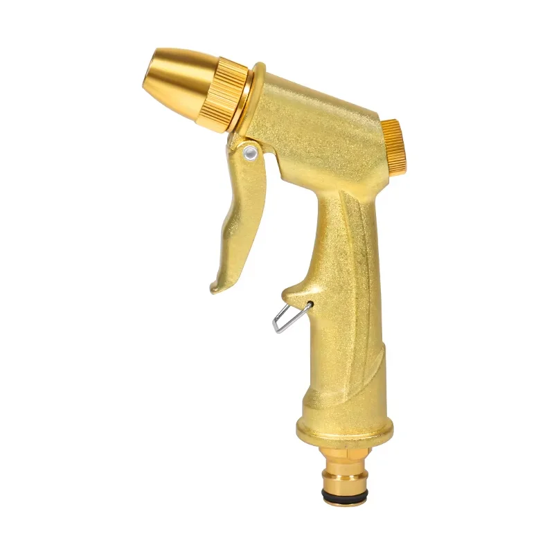 High Pressure Metal Garden Water Spray Sprayer with Hose Jet for Lawn Car Washing Yard Watering - Household Garden Sprinkle Gun
