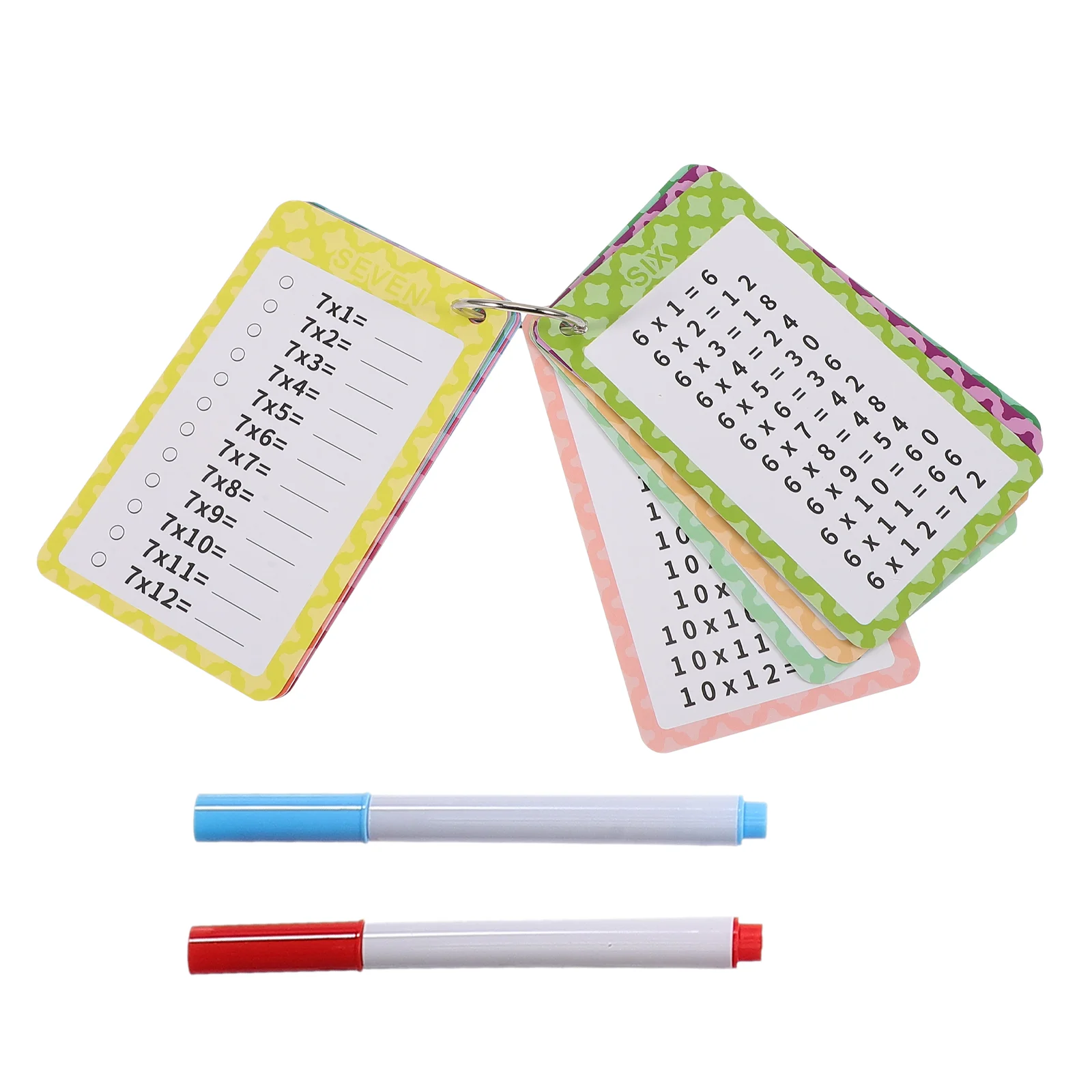 

13 Pcs Mathematics Education Cards Multiplication Practice Teaching Aids Toddler