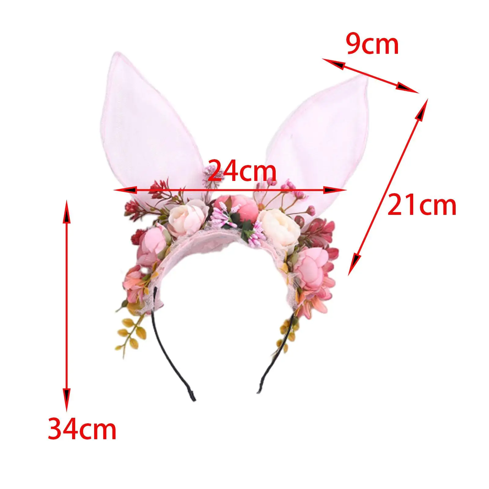 Ears Headband Decor Hair Accessories for Role Play Birthday Halloween