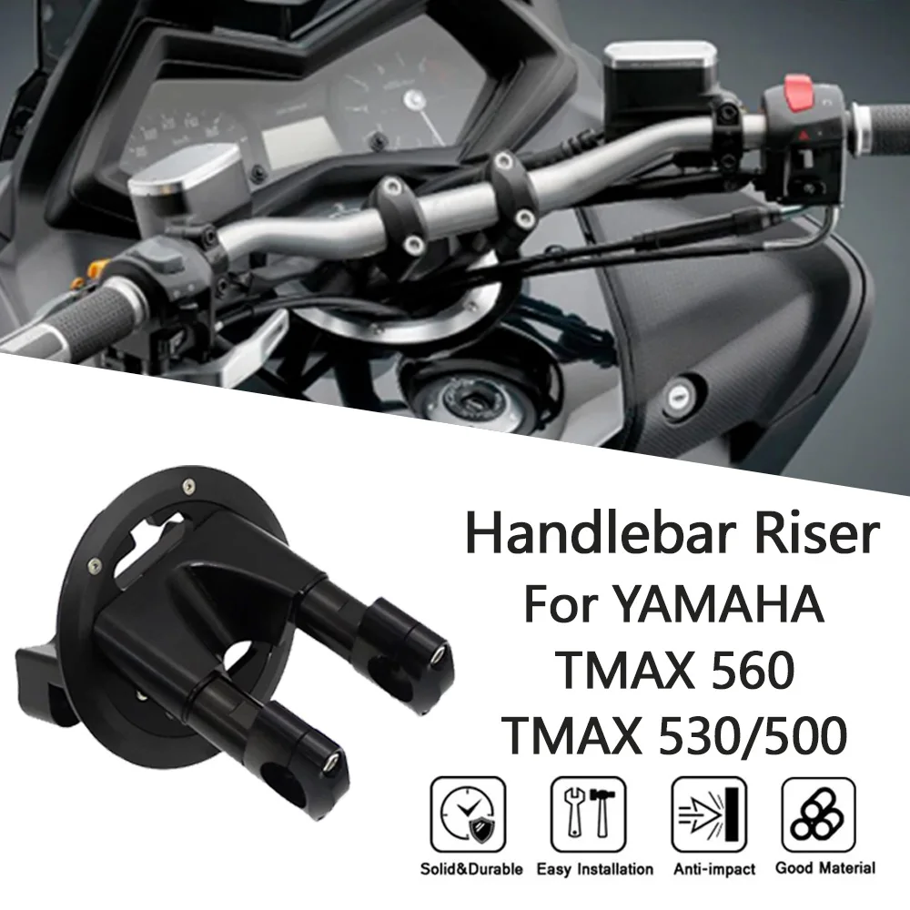 

MTKRACING Handlebar Riser For YAMAHA TMAX 560 2010-2021 T-MAX 500 tmax 530 Motorcycle KIT RISER POUR GUIDON Handle Riser