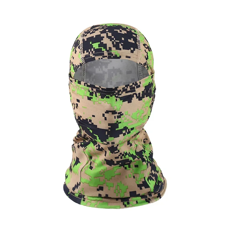 Pasamontañas de camuflaje para hombres, máscara de cara completa, esquí, bicicleta, ciclismo, caza, cubierta de cabeza, bufanda, gorra, Bandanas