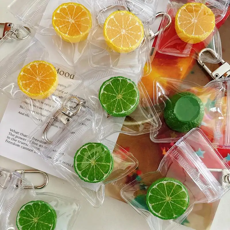 1Pcs Simulation Guava, Banana, Papaya, And Mango Fruit Keychain, Bag Charm, Creative Backpack Pendant, And Small Gift