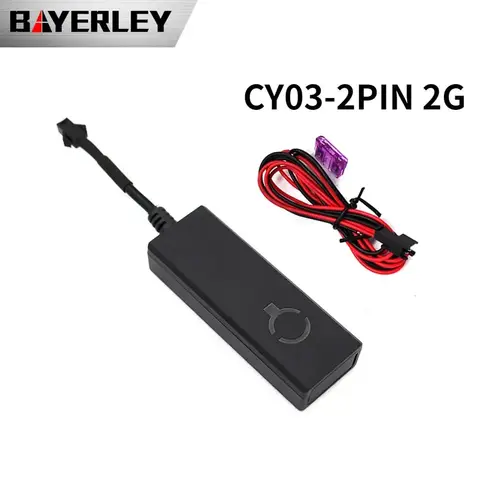 Bayerley 차량용 GPS 내비게이션 C90-DVR, 9 인치 카플레이, 스마트 스크린 주행 녹음기, 전면 및 후면 고화질 4K Best5 11 Bayerley GPS 추적기, 오토바이 자동차 스쿠터 전기 자동차 도난 방지, CY03-2PIN 2G GPS 위치 추적 터미널, 9-90V