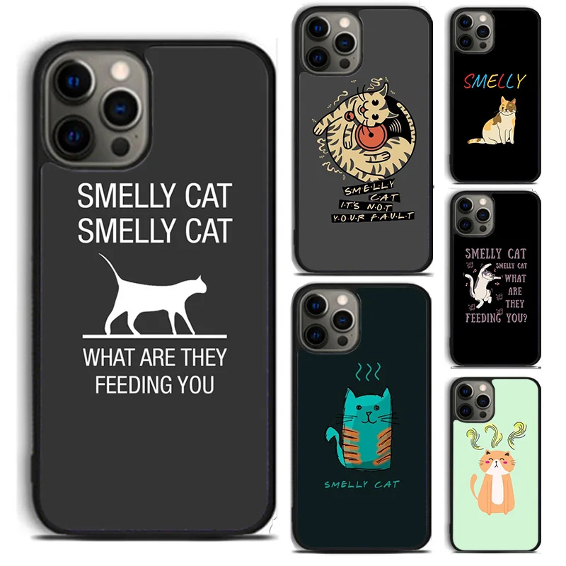 FRIENDS FUNNY TV SHOW PHOEBE SMELLY CAT phone Case Cover For iPhone 16 15 14 Plus XR XS apple 16 11 12 13 mini Pro Max coque