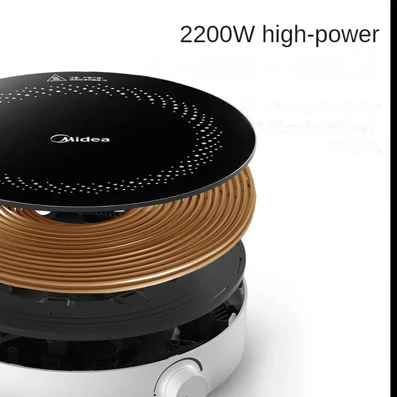 ميديا طباخ التعريفي المنزل 2200 واط طباخ كهربائي ذكي انقطاع التيار الكهربائي مقبض التحكم كوكتوب طباخ مقاوم للماء التعريفي موقد