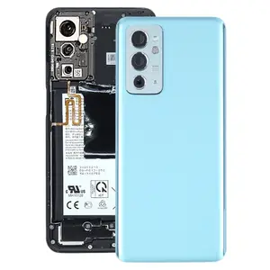 Bilashmart Original Glass Battery Back Cover OnePlus 9RT 5G MT2110 MT2111 with Camera Lens Phone Rear Housing Case Replacement