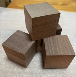 (Può essere personalizzato) 5 pezzi 40-50mm blocco cubo in legno di noce nero americano fai da te fatto a mano materiale da intaglio artistico