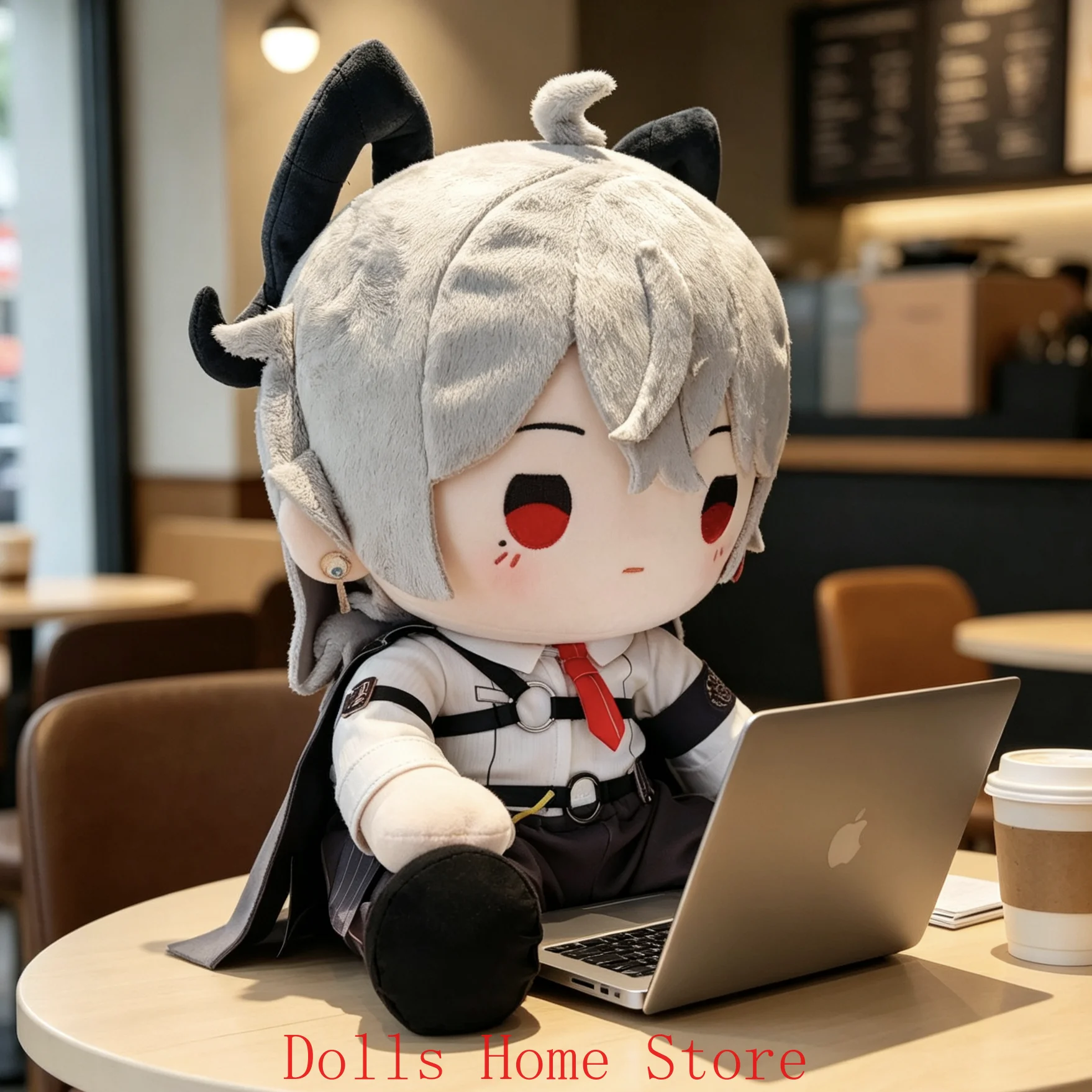 

Game Zani Wuthering Waves Plush Body Figure Cotton Plushie Cosplay Cartoon Sitting Posture Stuffed Mascot Birthday Gift