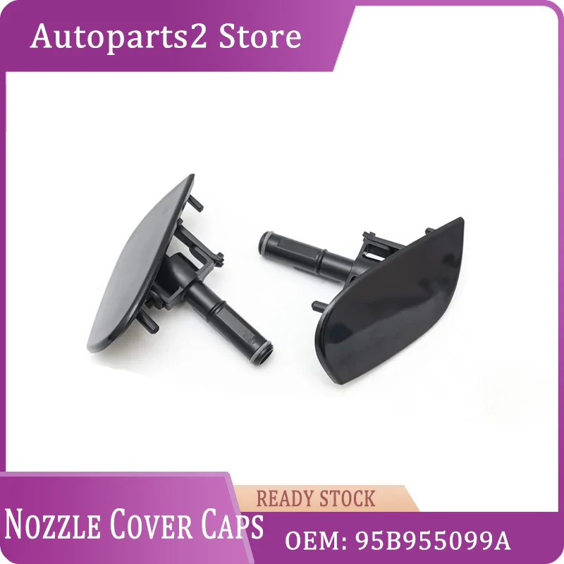 95B955099A 95B955100A Car Front Bumper Headlight Head Light Washer Jet Nozzle Cover Caps For Porsche MACAN 95B 2014-2018