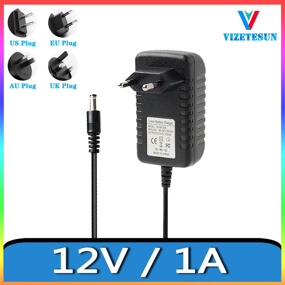 

12V 1A Monitoring Power Adapter 12V 1000MA Power Cord