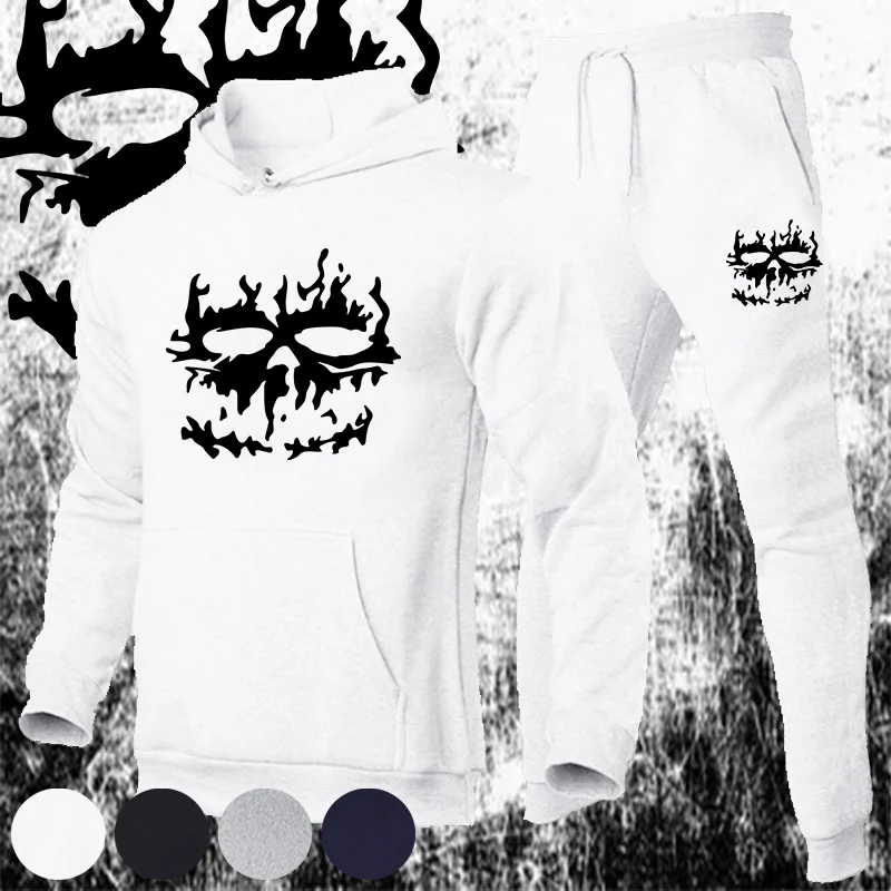 

Новинка, модный мужской пуловер на осень и весну, Толстовка и спортивные брюки, спортивный костюм, костюм для фитнеса и бега