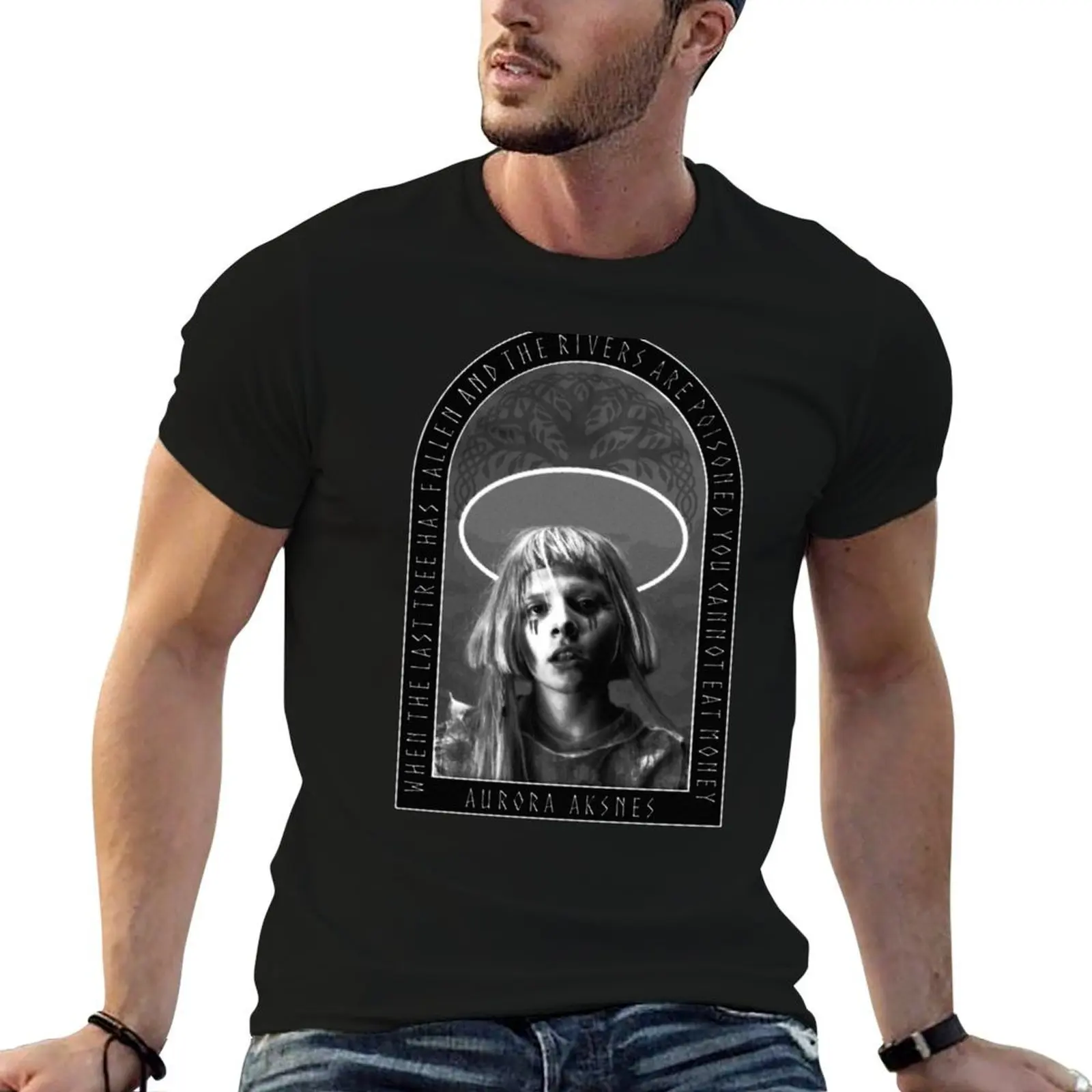 

Aurora Aksnes - You Cannot Eat Money T-Shirt man t shirts graphic anime t shirts for man T-Shirt