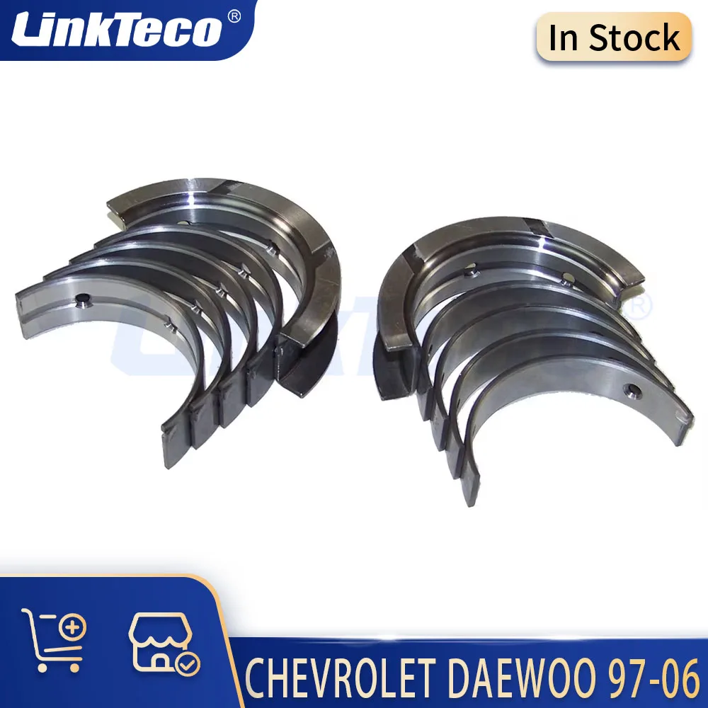 Engine Parts Main Crankshaft Bearing Set Kit 1.5 1.6 1.8 L 97-06 Gas LXV A15F F16D3 A15SMS A16DMS T18SED For CHEVROLET DAEWOO