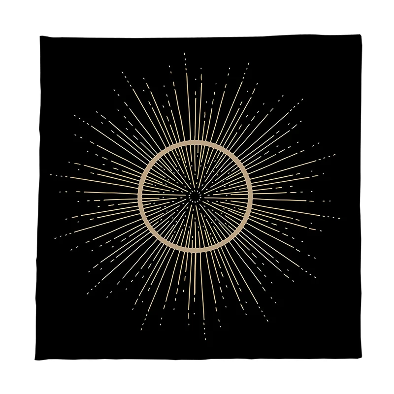 Tree of Life Star Tarot Cloth For Spread Tarot Reading Cloth Altar Cloth Astrology Oracle Card Pad Game Mat Witch Home Decor