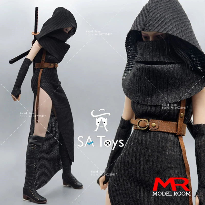 SAtoys SA008 1/6 Scale Classic Assassin Dress Clothes Model Fit 12'' Female Soldier Action Figure Body Dolls