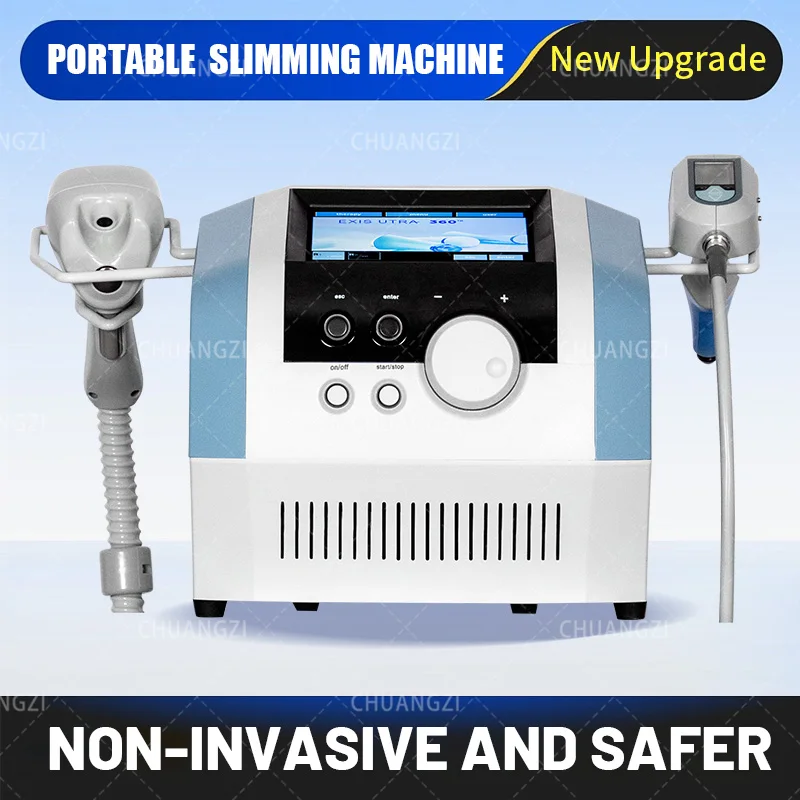 

Portable NEO Slimming Machine – Ultrasonic 2 Handles Ultra 360 Fat Reducing Device for Cellulite Removal & Face Lift