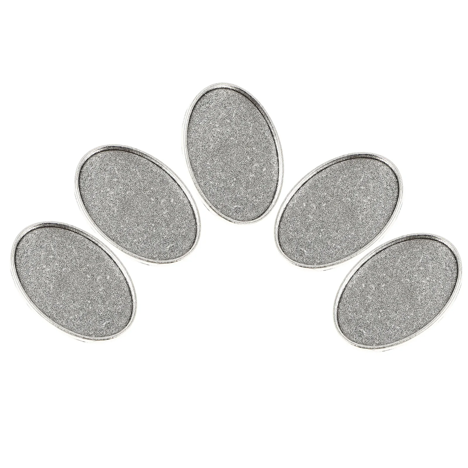 

5pcs Brooch Accessories DIY Jewelry Tray Alloy Base Vintage Charm Craft Supply Resin Cameo Bracelet Making Gift for Mom Sister