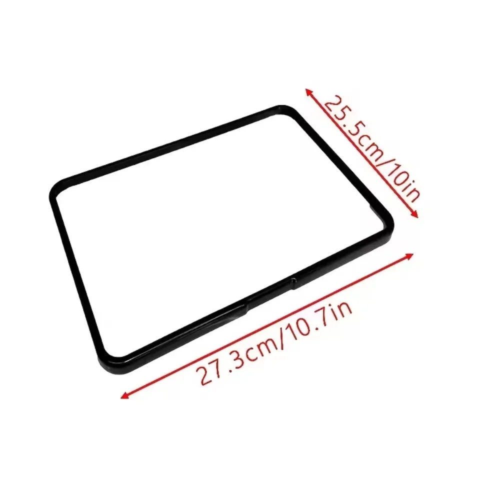 Suitable for Silicone Screen Protector Frame, Enhanced Protection, Scratch Resistant Frame, Black Silicone Protective Cover.