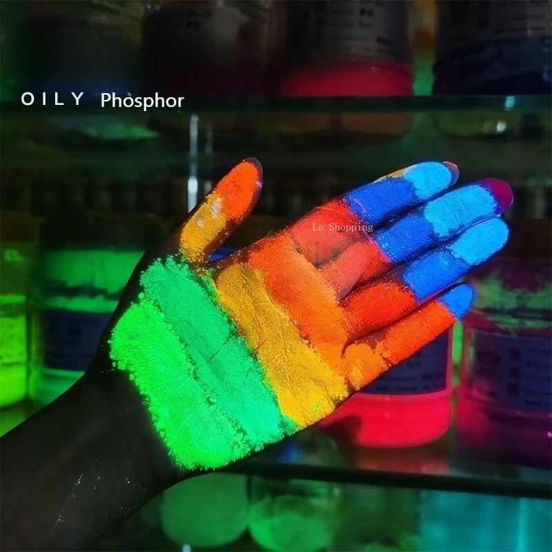 1000g Oil-based Series Phosphors Yellow Fluorescent Pigment Handmade DIY Toys Clothes Injection molding Paint Color Printing