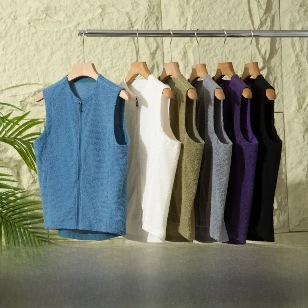 

Dync теплый легкий тихой дышащий жилет Fce Svel средний слой молодежный повседневный летний модный жилет на молнии