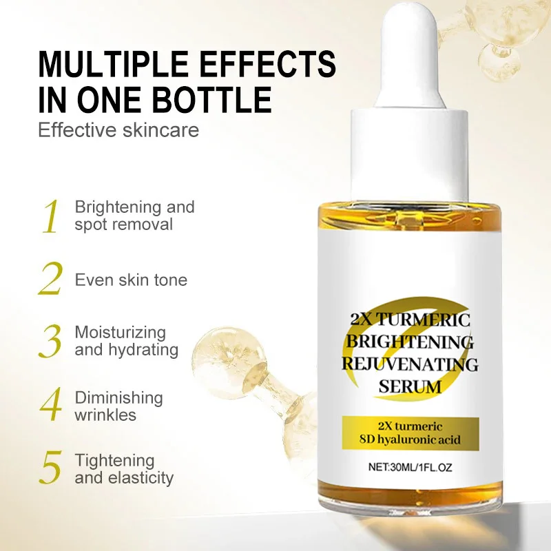 Turmeric Glow Facial Oil Brightening Hydration Even Skin Tone Plant Powered Non Greasy