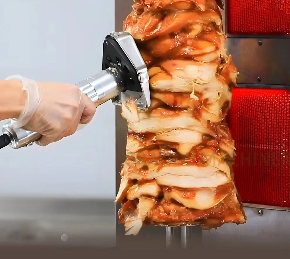 قابل للتعديل سمك 80 مللي متر الكهربائية كباب القطاعة مستقيم شوارما دونر القاطع لحوم تركيا جديد 80S كباب سكين القواطع