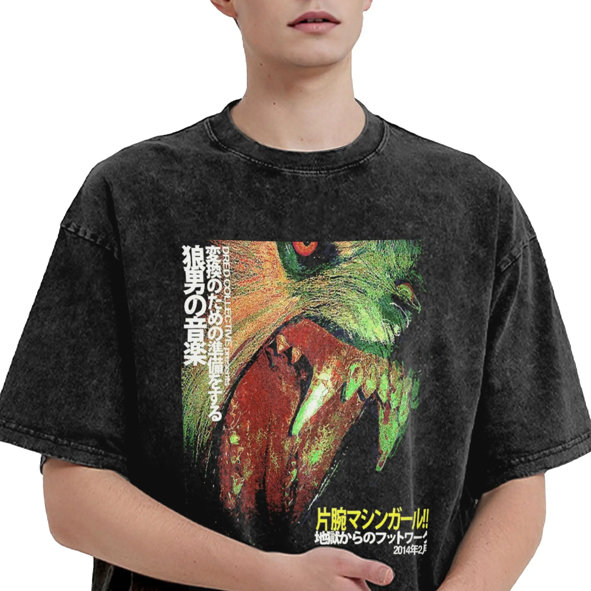 الرجال النساء تي شيرت آلة فتاة WLFGRL شبح غسلها تي شيرت Harajuku الشاطئ تيز Y2K مضحك تصميم بلايز عادية جديد وصول