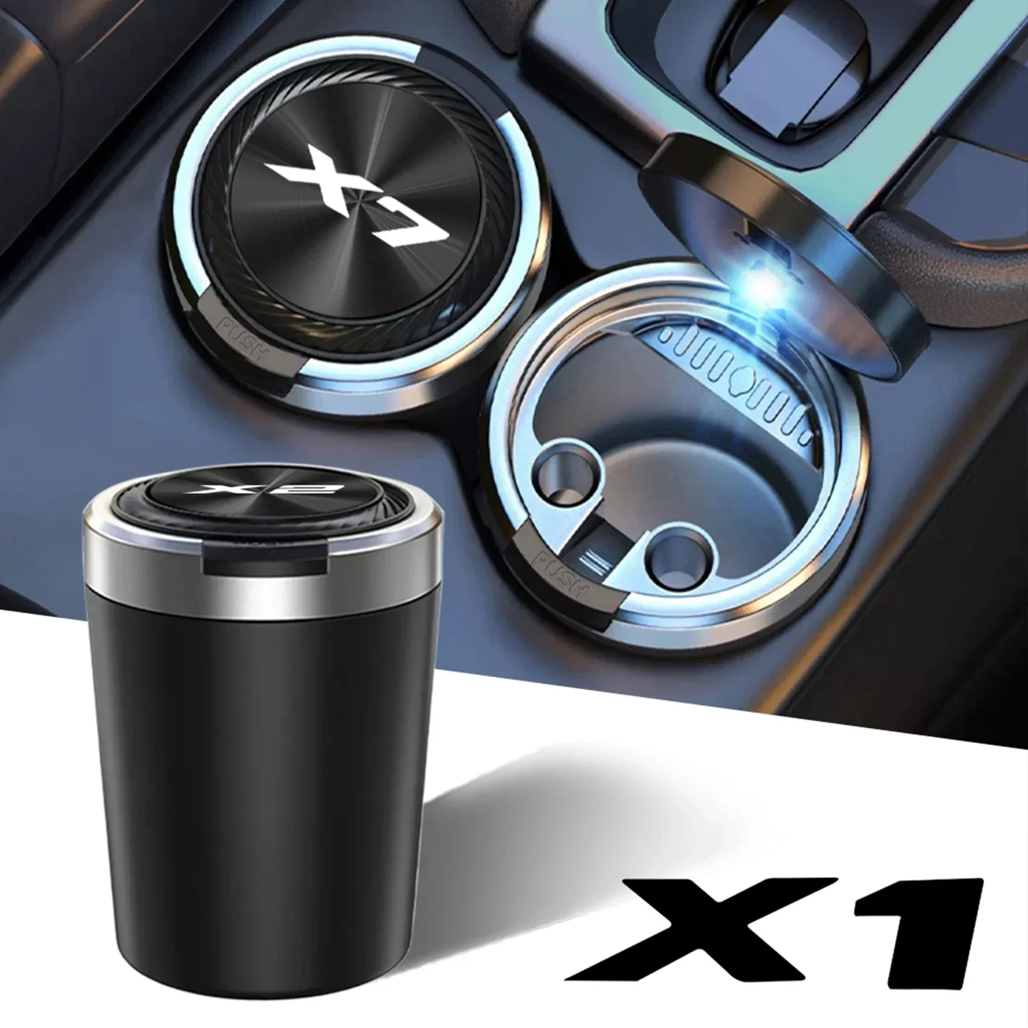 car cenicero ashtray texture car accessoires for bmw x1 x2 x3 x4 x5 x6 x7 f48 f39 g01 f97 f98 g02 g05 g06 g07