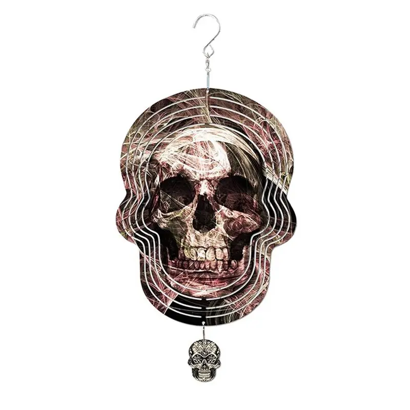 (AIMA) 2 Pcs 10 Inch Sublimation Wind Spinners Blanks 3D Double Sided Sublimation Sculpture Hanging Spinner for Garden Decor