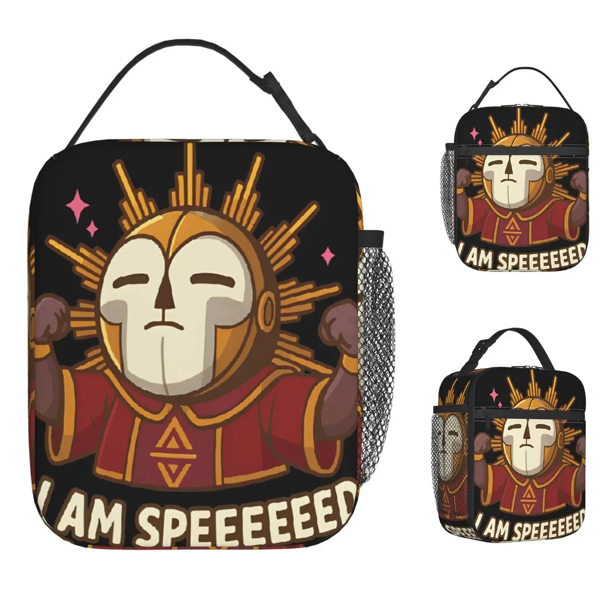 

Clair Obscur Expedition 33 Lunch Bag Esquie I Am Speed School Lunch Box For Adult Kawaii Graphic Design Thermal Tote Handbags