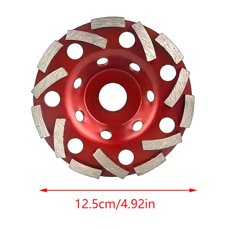 1pc Diamond Grinding Wheel 4.5inch 5inch Granite Marble Grinder Plate Concrete Polishing Disc Cup Wheel Bore22.23mm