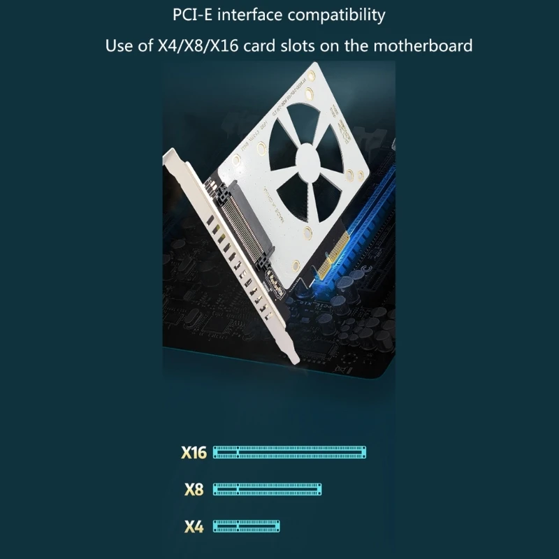 SFF-8639 to PCIE Adapter PH46 to PCIe Adapters for Fast Data Transfer Dropship