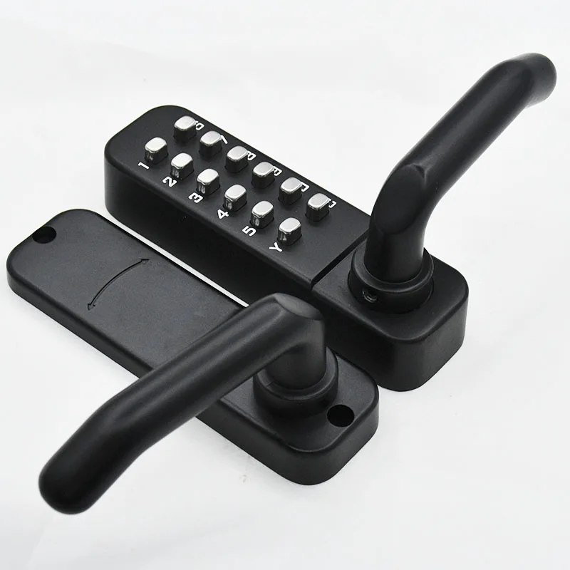 Weatherproof External Gate Lock Rainproof Mechanical Handle Lock Mechanism For Outdoor Fence Door