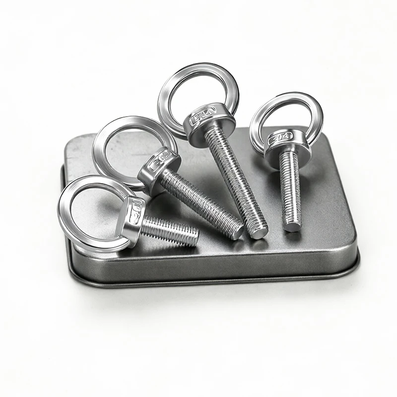 DIN580 Forged Lifting Eye Bolt 304 Stainless Steel M3 M4 M5 M6 M8 M10 M12 M14M16M18 Eyebolt for Rigging and Lifting Applications
