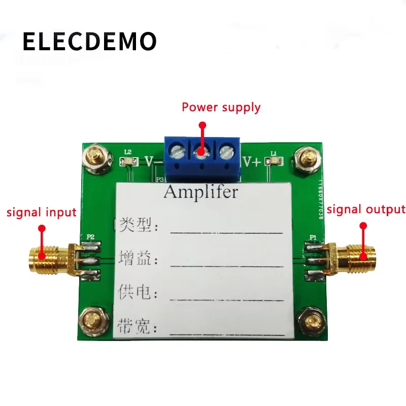 OPA657 モジュール 高速低ノイズ広帯域オペアンプ FET 非反転アンプ 高速電流バッファ レース モジュール