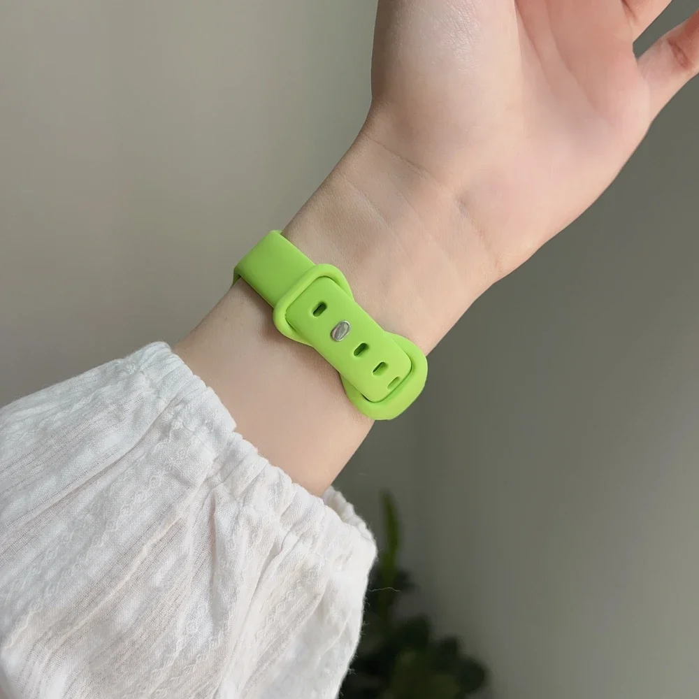 Agradável pulseira de silicone ultra 10/9/8/7/6/5/4/3/2/se 38mm 40mm 41mm para apple watch band feminino série 42mm 44mm 45mm 46mm 49mm