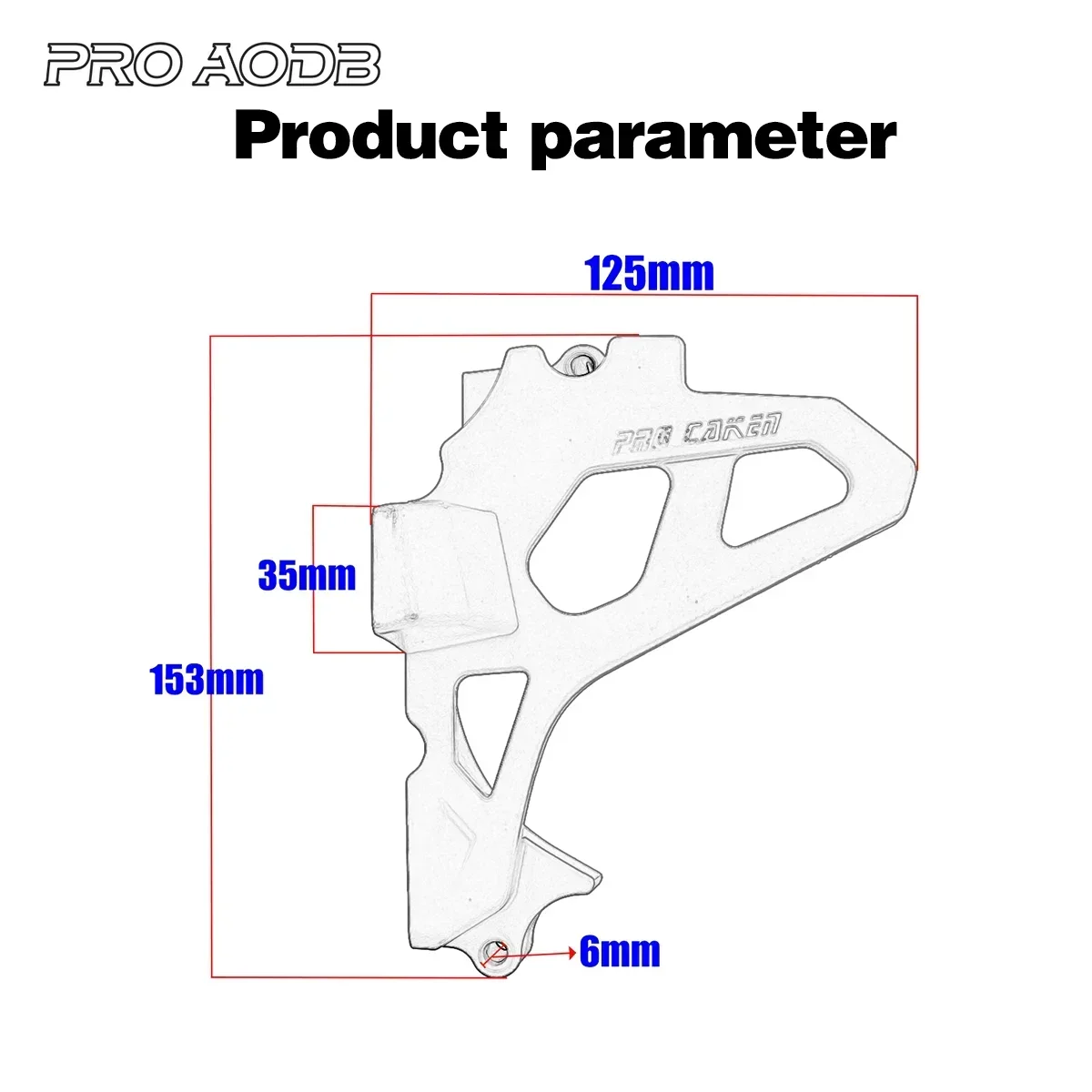 Penutup pelindung mesin sproket kecil, aksesori motorcross modifikasi untuk ZONGSHEN ZS172mm CB250-F ZS174mm CBS300 dll