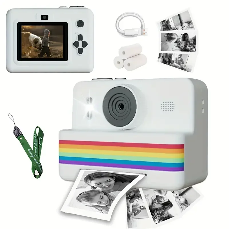 Mini Digital Children Camera For Photography Mini Printer Portable Thermal Instant Print Photo Camera 2.8inch HD Video for baby