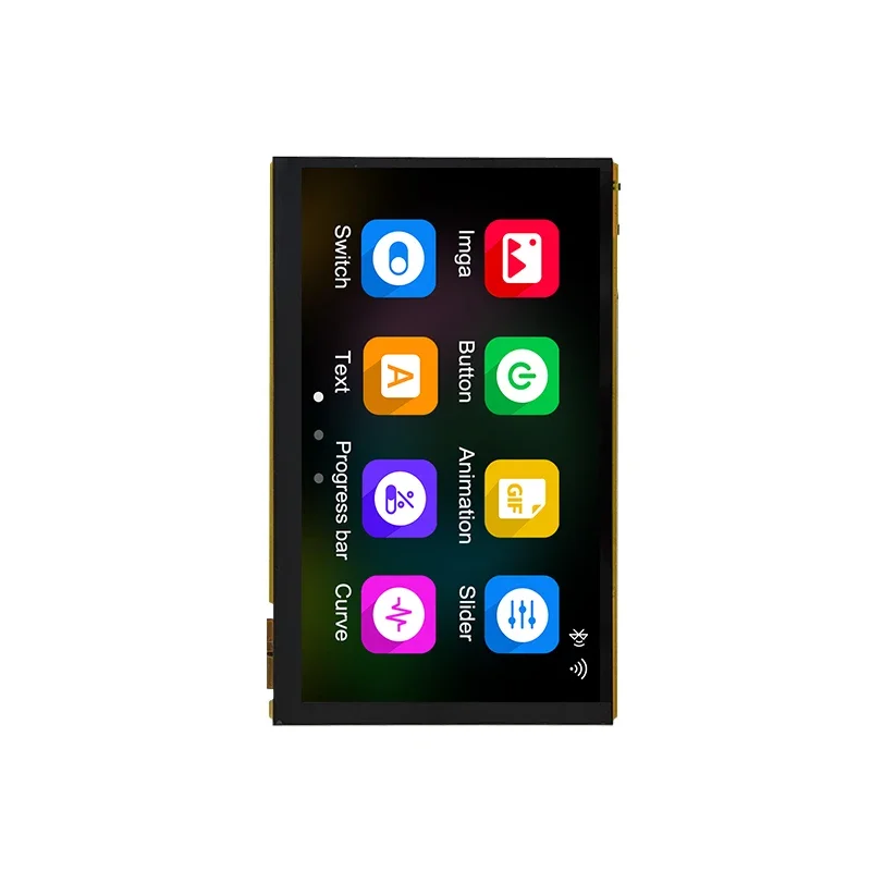 7 polegadas-LCD-Altoparlante ESP32P4 32M PSRAM 16M FLASH MIPI 1024*600 DSI MIPI Display Tela de toque capacitiva integrada ESP32-C6