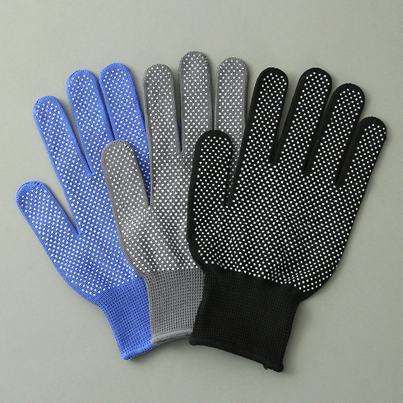 Unisex Anti-slip Breathable Gloves Outdoor Cycling  Full Finger Gloves Garden Work Nylon Gloves Reusable Elastic Sports Mittens