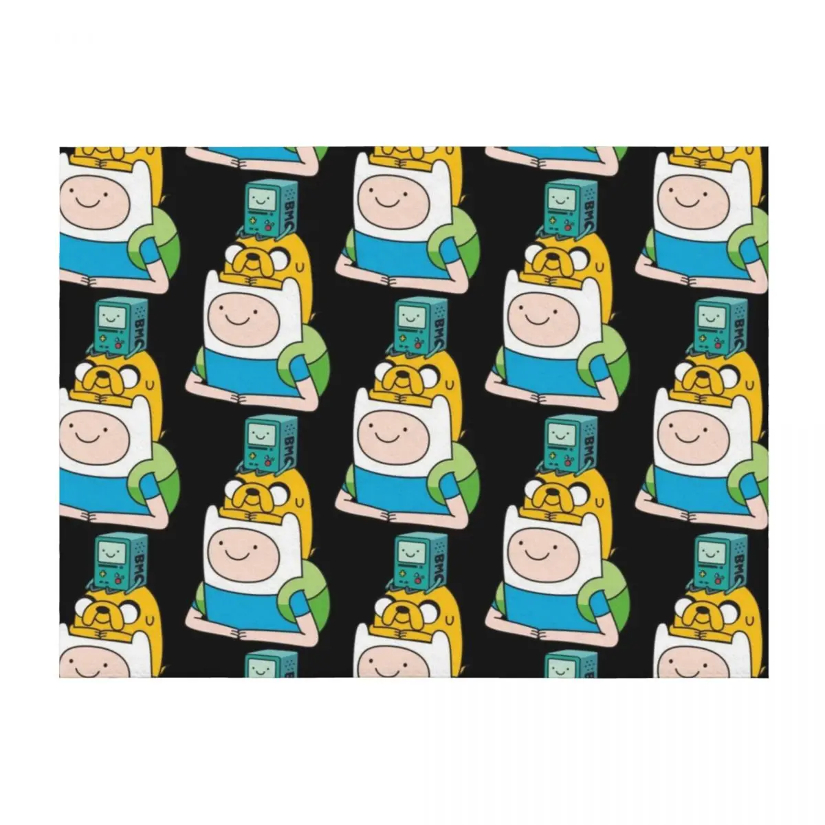 

Finn Jake BMO Throw Blanket Summer Beddings Blankets For Baby Personalized Gift Thermals For Travel Blankets