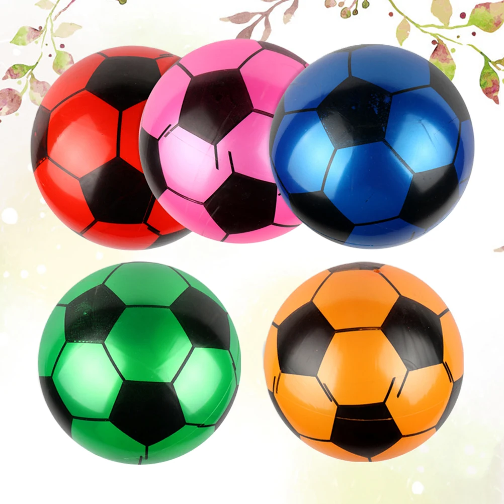 

5pcs Inflatable Racket Ball Mini Football Toy Kids Sports Indoor Outdoor Fun Toys Games PVC Child Play