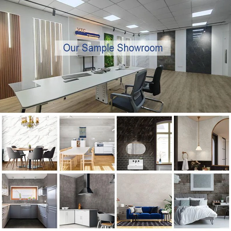 Panneau mural étanche SPC PVC pierre plastique fauche de poisson WPC panneau décoratif intérieur ignifuge salle de bain divertissement Whi