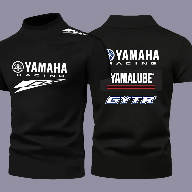 Мужская футболка с воротником-стойкой 2026 Yamaha GRYT Logo для гоночной команды по внедорожным мотогонкам, для мероприятий на открытом воздухе и занятий спортом