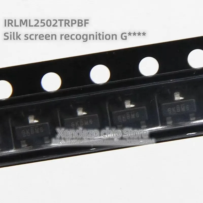 5pcs/lot IRLML2502TRPBF IRLML2502TR Silk screen recognition G**** SOT-23 package N channel 20V/4.2A Field effect tube
