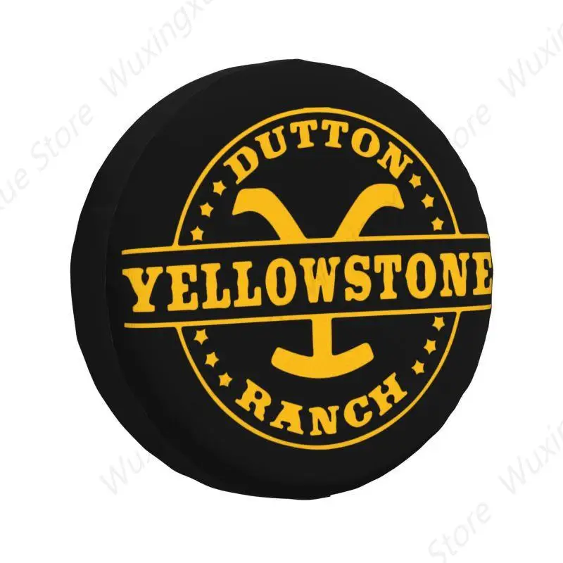 Custom Yellowstone Dutton Ranch Spare Tire Cover for Toyota RAV4 Prado 4WD 4x4 SUV Car Wheel Protector 14