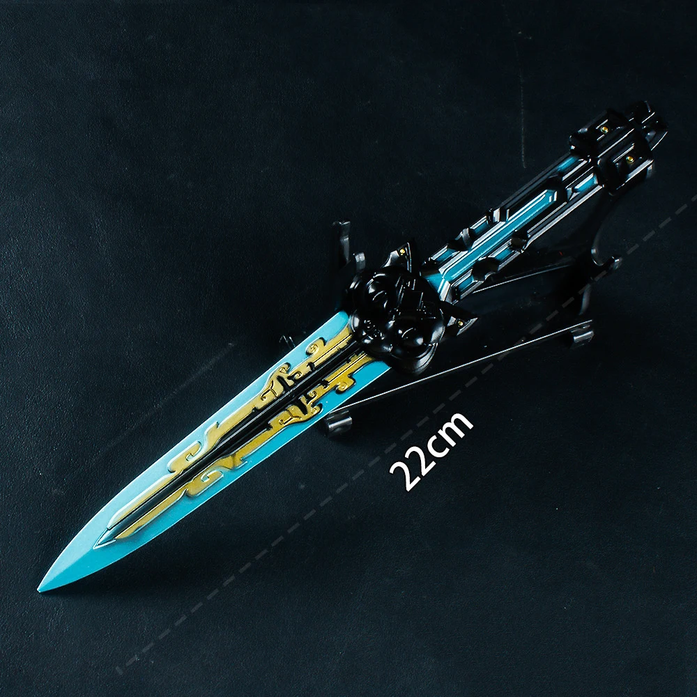 Delta Force Ink Cloud Map Data Knife Game Merchandise Model Tassel Metal Equipment Collection 22cm Alloy Safe Role Playing Prop