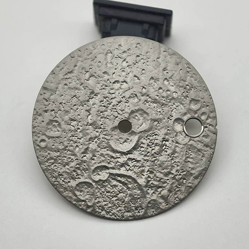 NH35 Dial Moon-Style Surface Dia 28.5mm Fit NH35 NH36 Movement Crown at 3.0/3.8 Oclock Watch Dial Refit Part