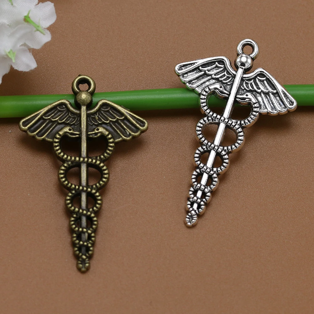 

10 Pcs Retro Alloy Jewelry Bronze Pendant Making Pendants Charm Manual DIY Charms